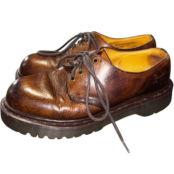 Dr. Martens Brown Leather oxfords - Picture 1 of 6